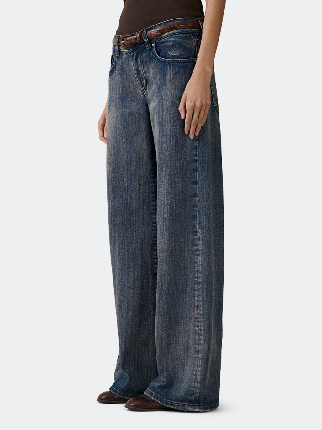 Jeanerica Kyoto Streaky Blue Tint