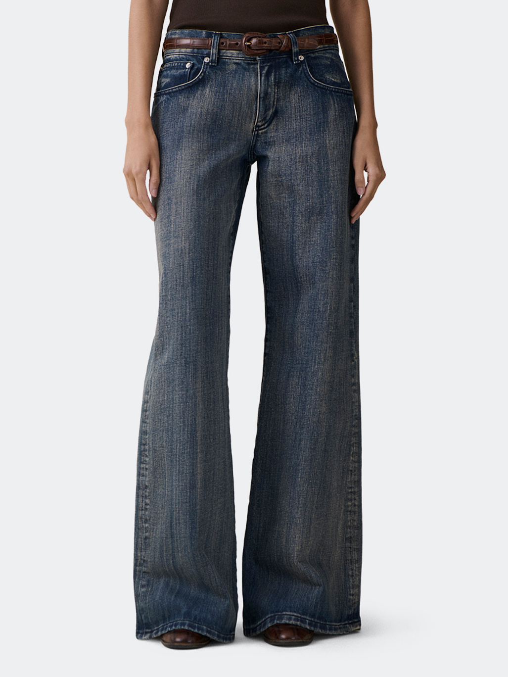 Jeanerica Kyoto Streaky Blue Tint