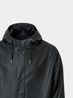 Tretorn Wings Long Rain Jacket Jet Black