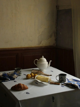 Midnatt Table Cloth Josefin La Mer 180x145