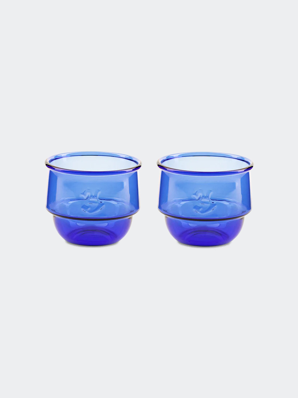 NIKO JUNE Kantine Drinking Glass 2 pcs Blue