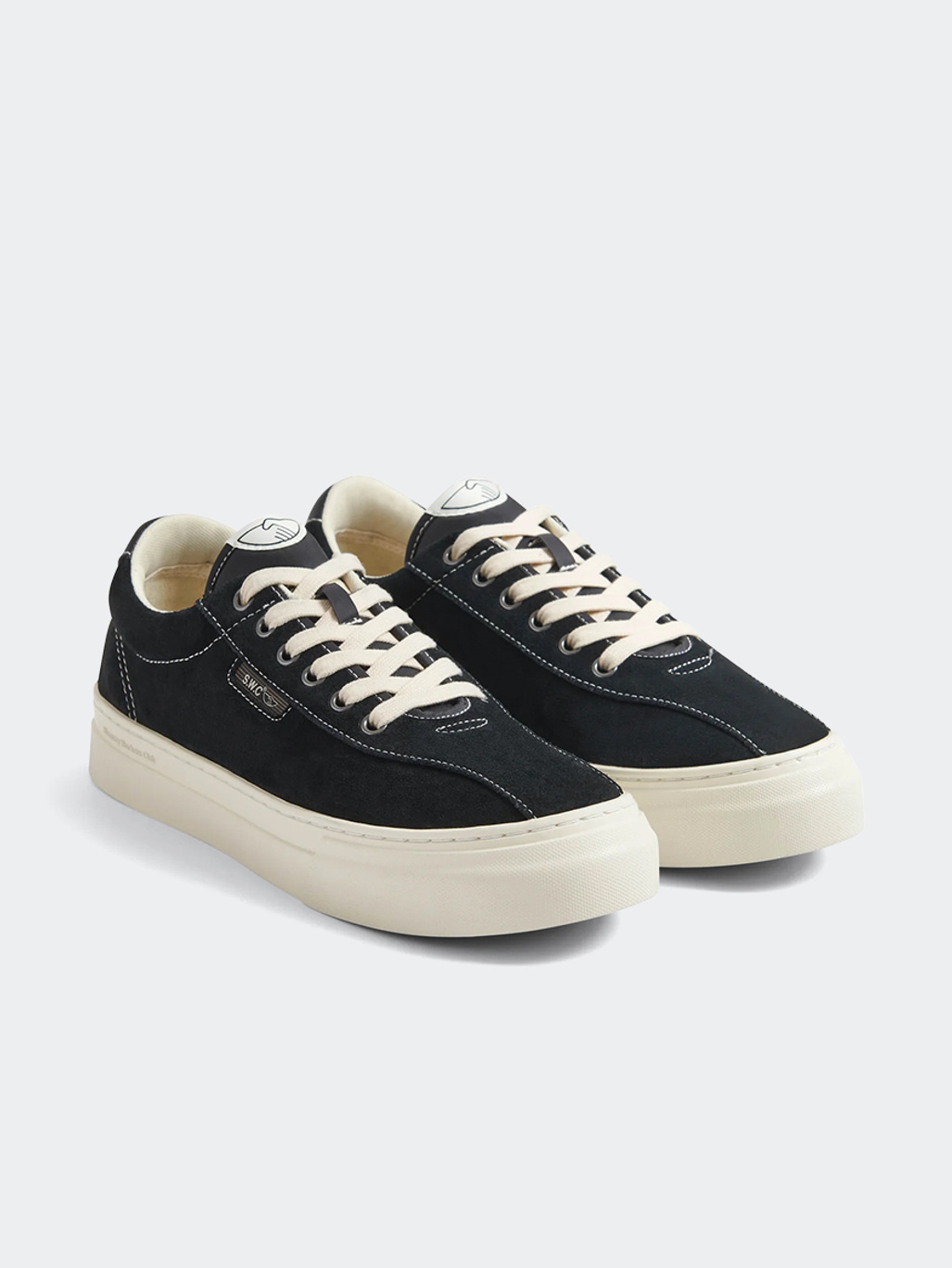 Stepney Workers Club Dellow 02 Cup Suede Black White