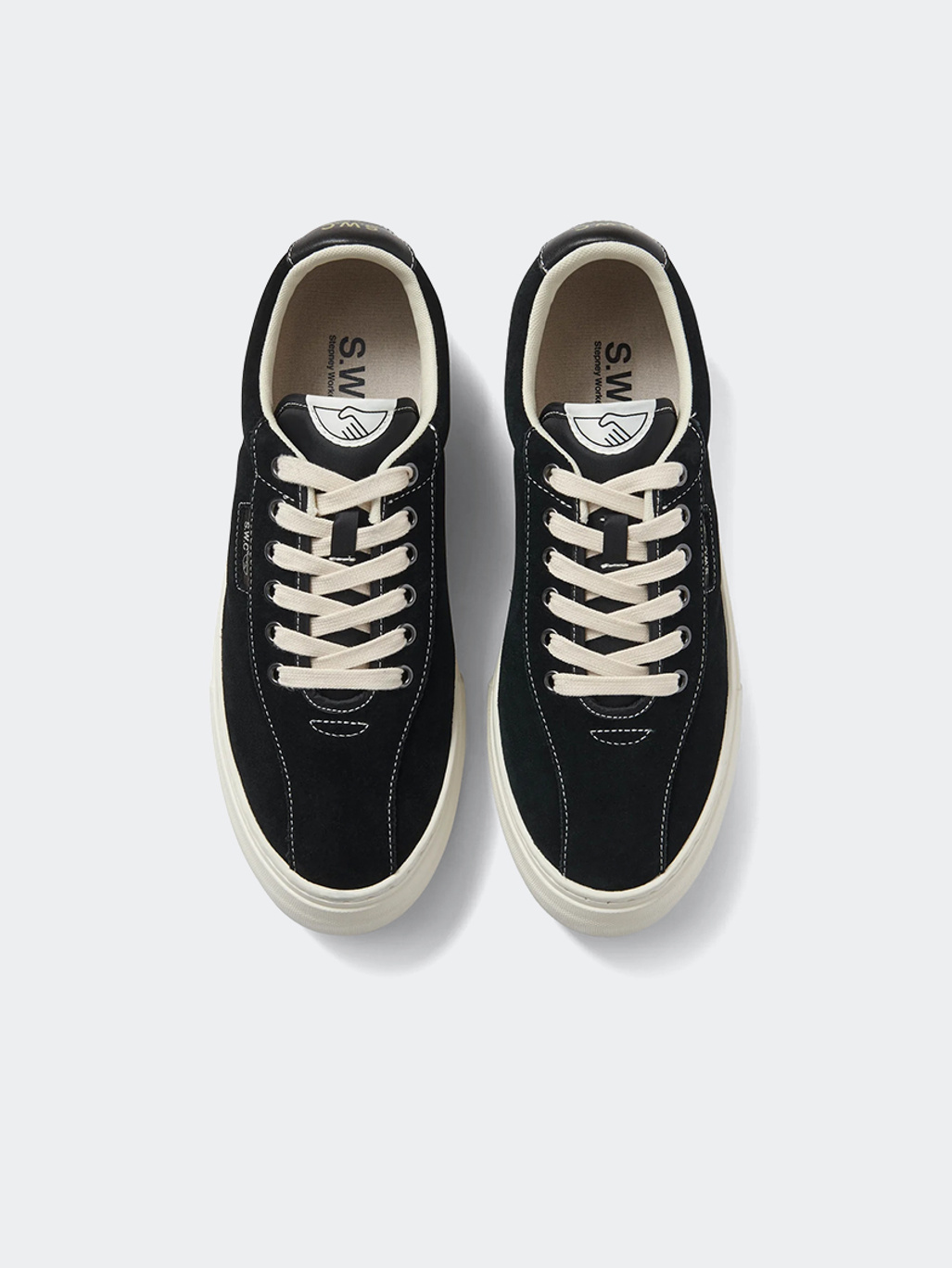 Stepney Workers Club Dellow 02 Cup Suede Black White
