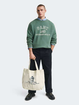 Gant  Cotton Canvas Tote Cream