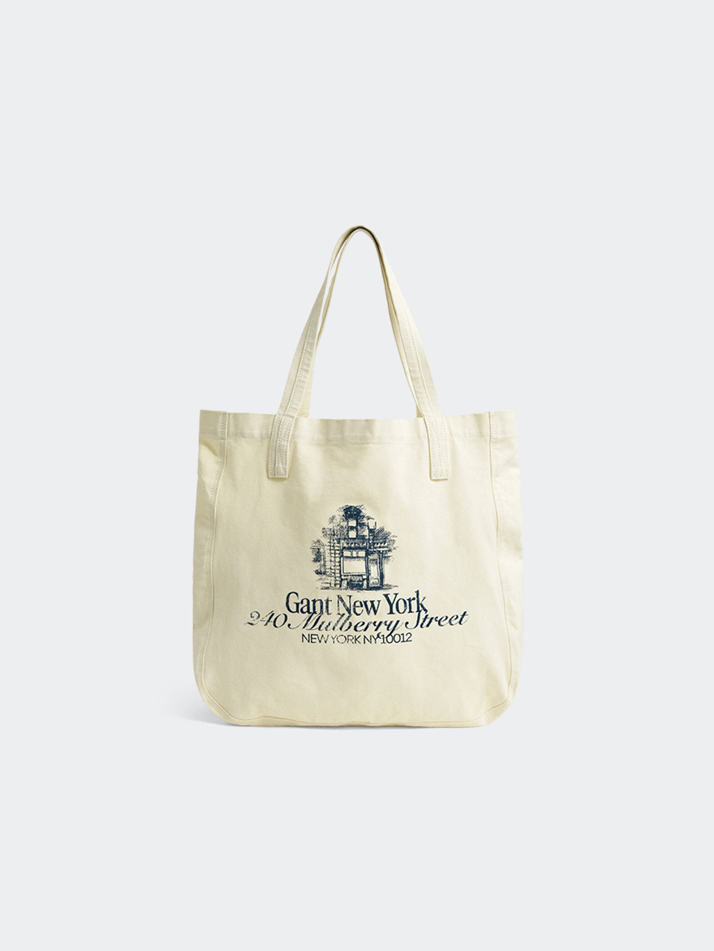 Gant  Cotton Canvas Tote Cream