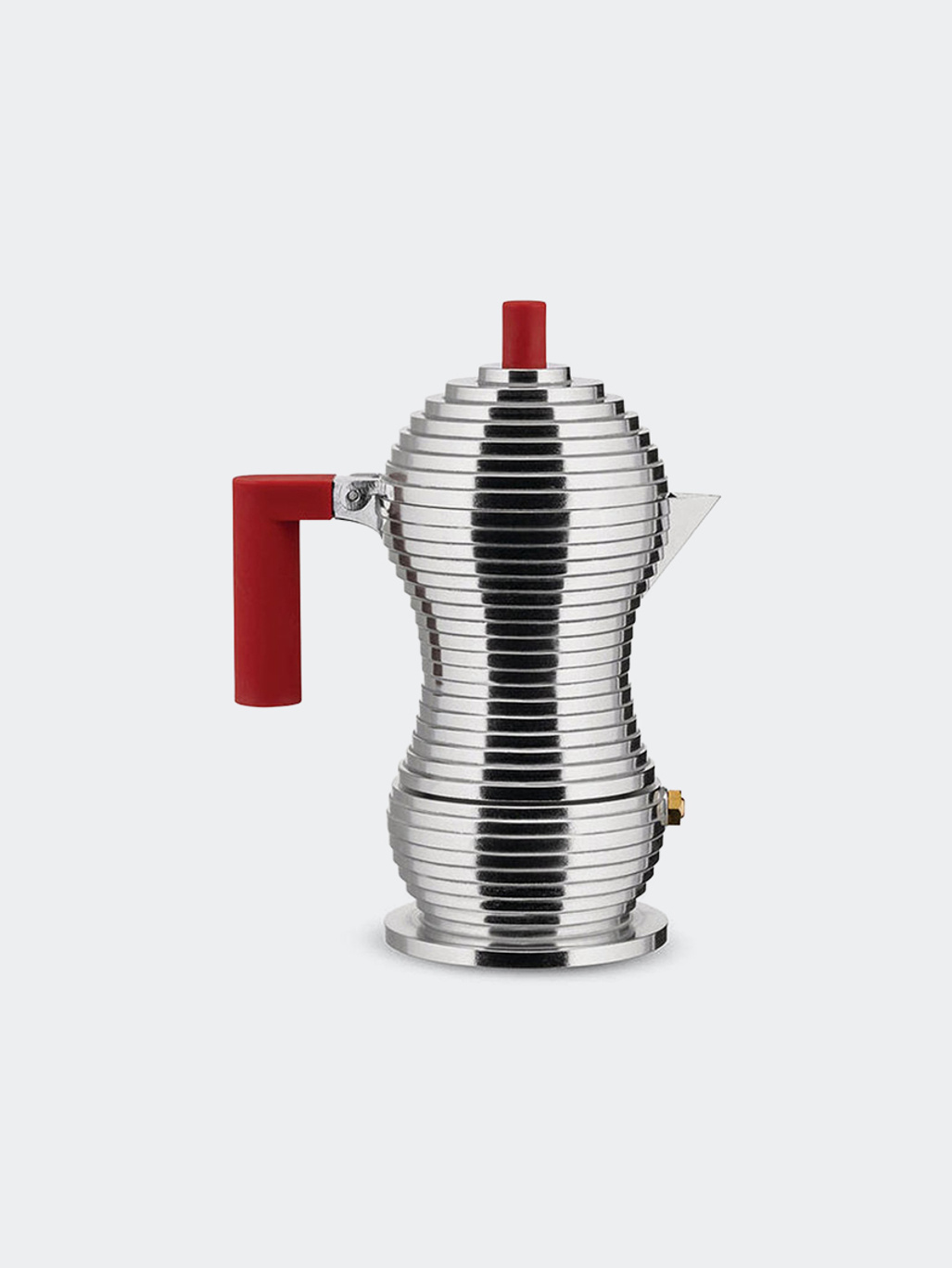 Alessi Pulcina Espresso Maker Red 3 Cups