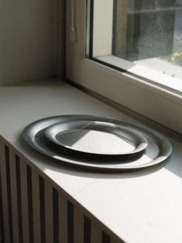 Koia Objects Plate 002 - Small Stainless Steel