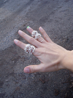 Johanna Edwardh Flurb Ring  Silver