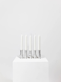 (a.o.t.) Solo Candle Holder Brushed Aliminium