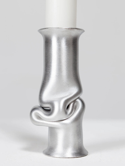 (a.o.t.) Solo Candle Holder Brushed Aliminium