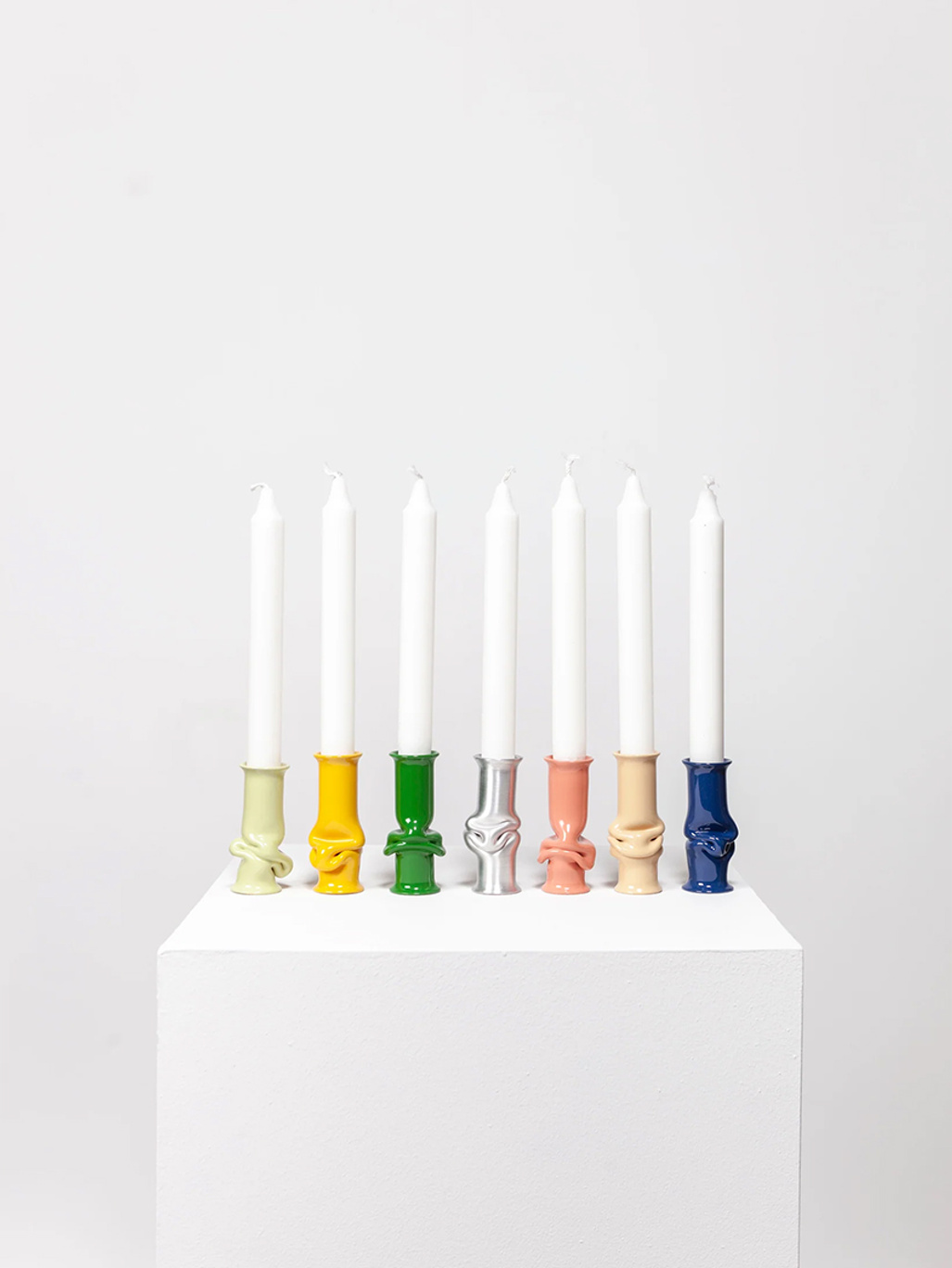 (a.o.t.) Solo Candle Holder Midnight Blue