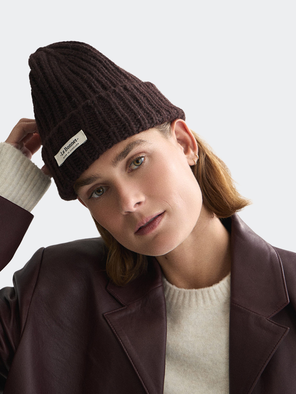 Le Bonnet Logo Beanie Espresso