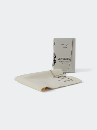 Act Of Caring Reviving Silver Polishing Cloth White Paper Box 24x30