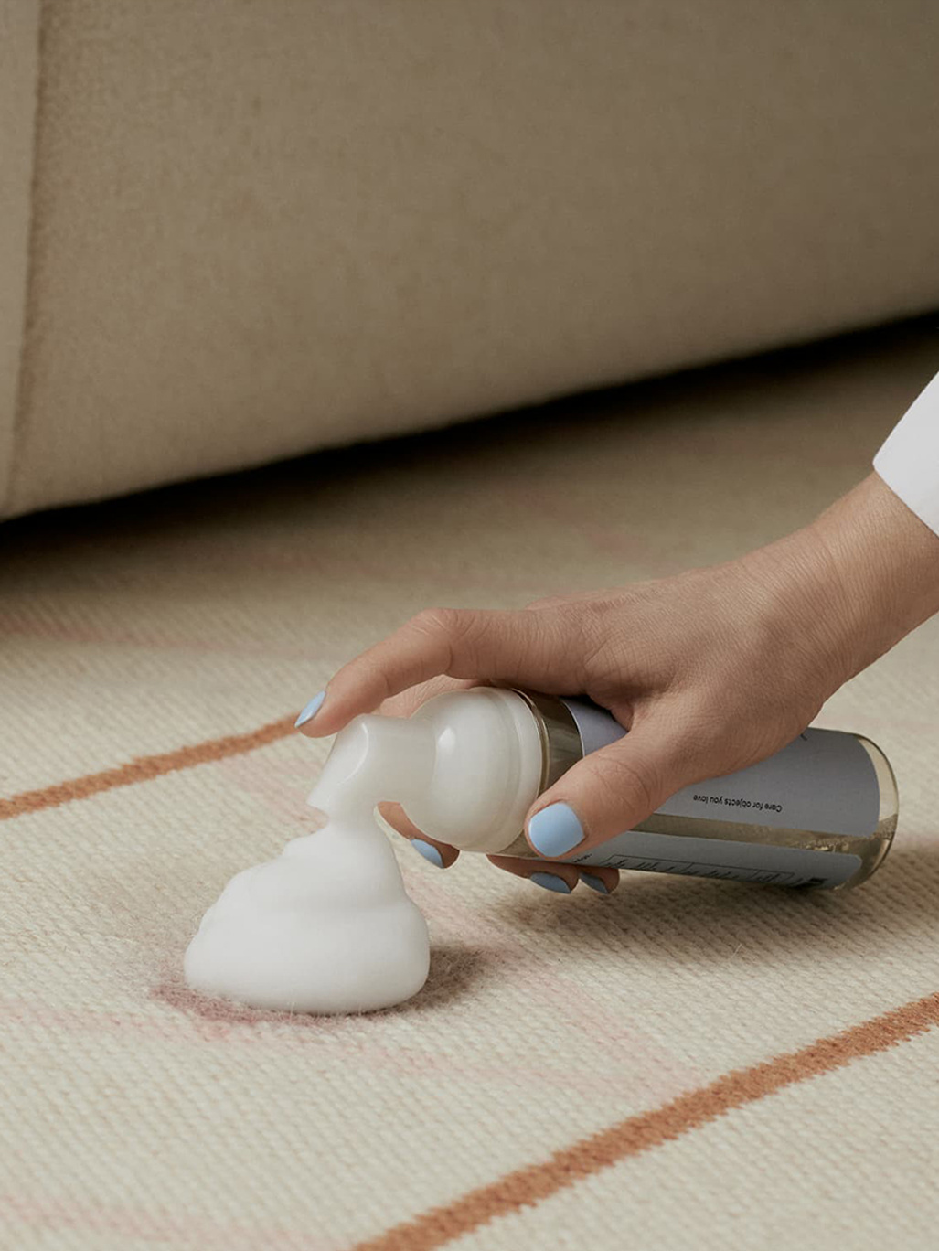 Act Of Caring All Day Fabric Stain Remover Dark Blue Bottle 150 ml