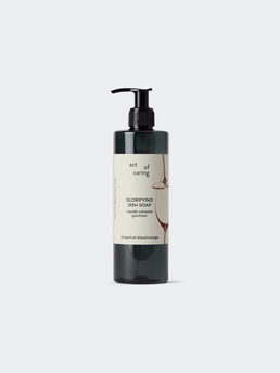Act Of Caring Glorifying Dish Soap  Dark Blue Bottle 350 ml