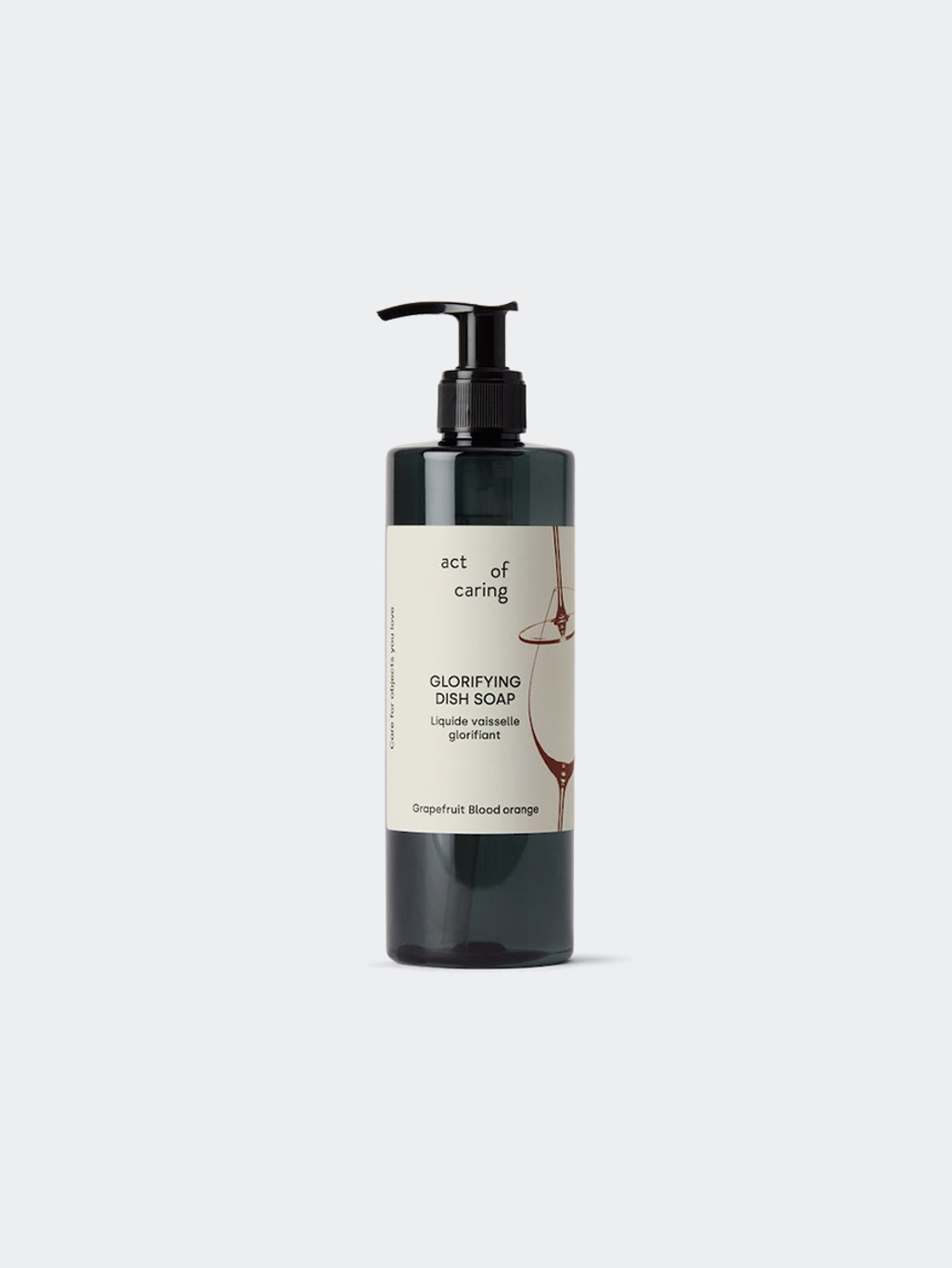 Act Of Caring Glorifying Dish Soap Dark Blue Bottle 350 ml