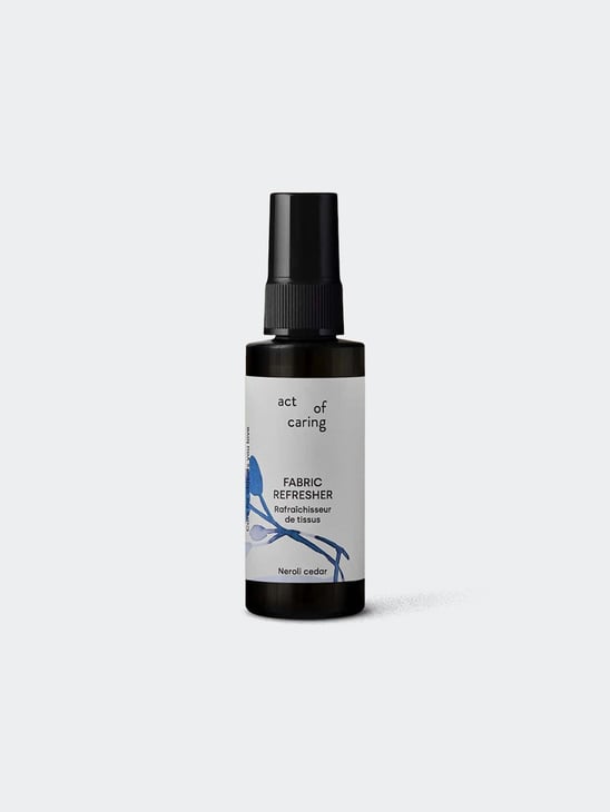 Act Of Caring Fabric Refresher Neroli Cedarwood Dark Blue Bottle 75 ml