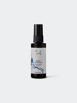 Act Of Caring Fabric Refresher Neroli Cedarwood Dark Blue Bottle 75 ml