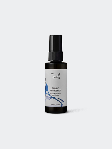 Act Of Caring Fabric Refresher Neroli Cedarwood Dark Blue Bottle 75 ml