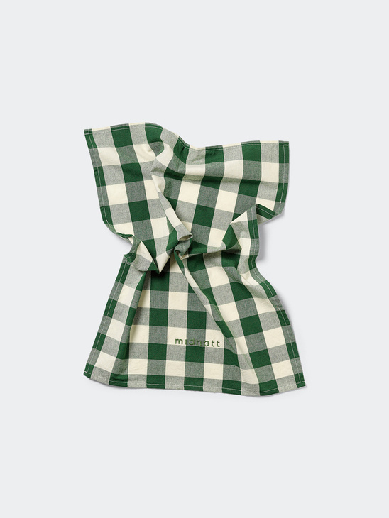 Midnatt Tea Towel Elsa Green/White