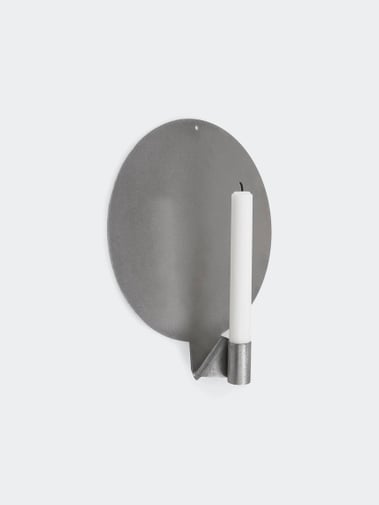 FRAMA Ornament Candle Holder Round Stainless Steel