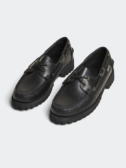Sebago Ranger Waxy Total Black