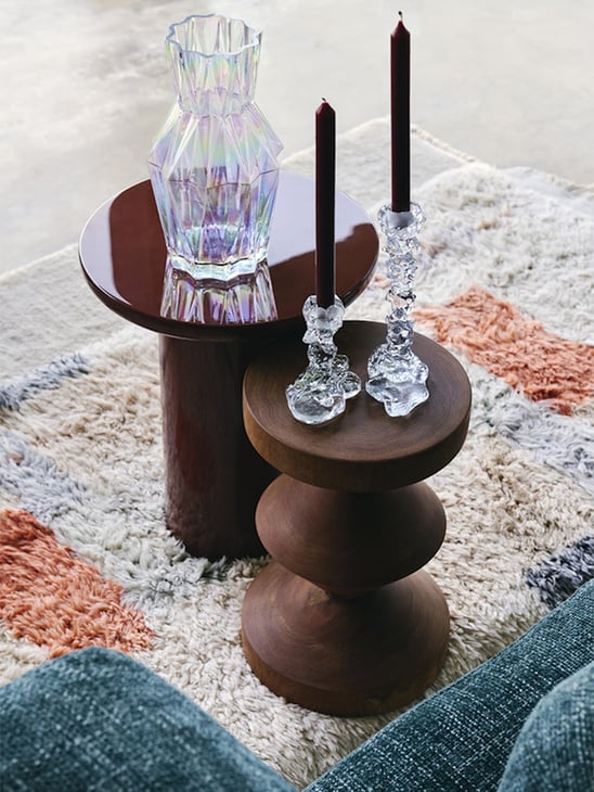Pols Potten Glass Drip Candle Holder S Transparent