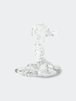 Pols Potten Glass Drip Candle Holder S Transparent