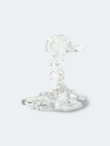 Pols Potten Glass Drip Candle Holder S Transparent