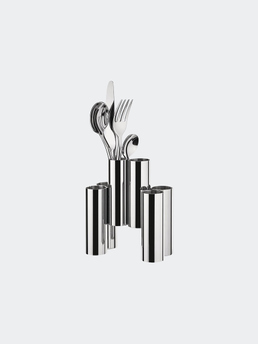 Alessi Canale Cutlery Holder Stainless Steel