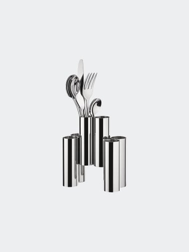 Alessi Canale Cutlery Holder Stainless Steel