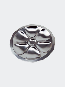Roger Orfèvre Oysters Plate Stainless Steel