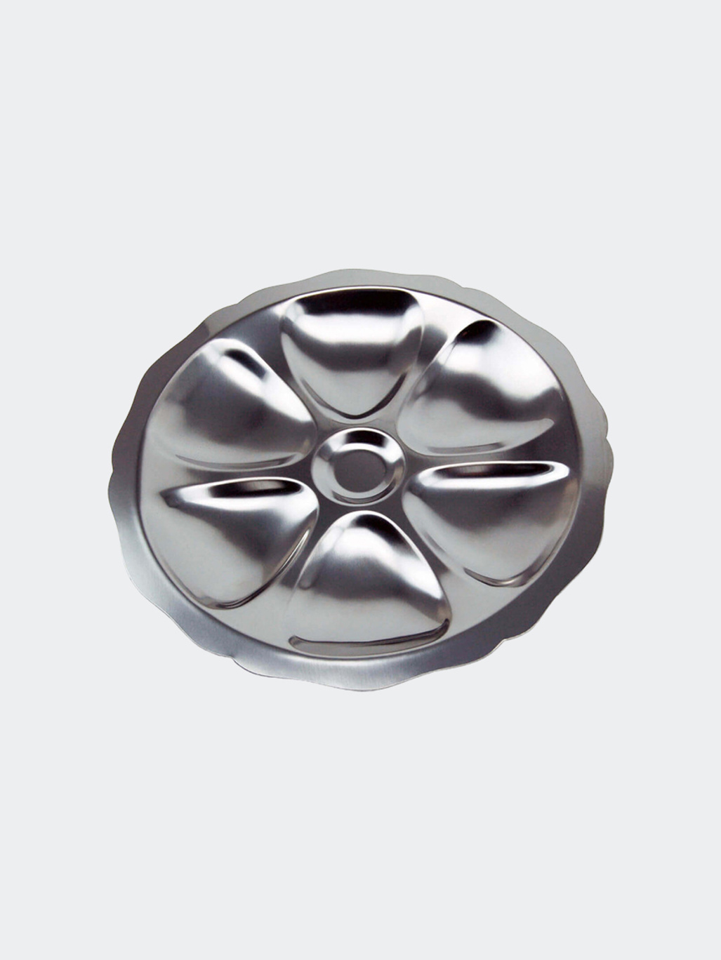 Roger Orfèvre Oysters Plate Stainless Steel