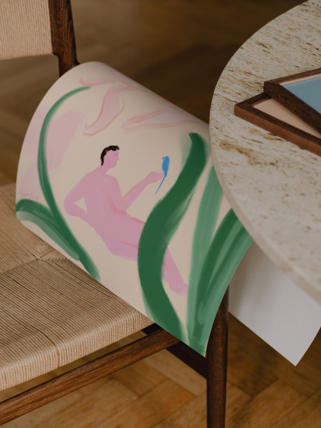 The Poster Club Oamul Under The Flowers