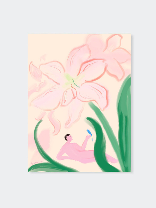 The Poster Club Oamul Under The Flowers