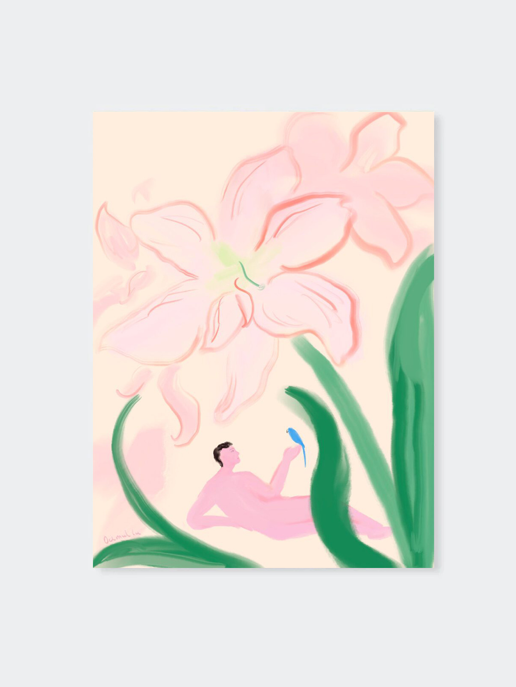 The Poster Club Oamul Under The Flowers