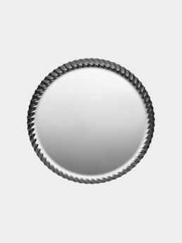 Alessi Pleats Round Tray Stainless Steel