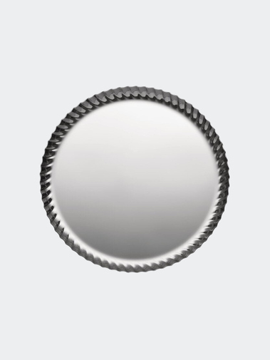 Alessi Pleats Round Tray Stainless Steel