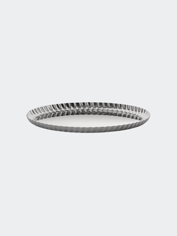 Alessi Pleats Round Tray Stainless Steel