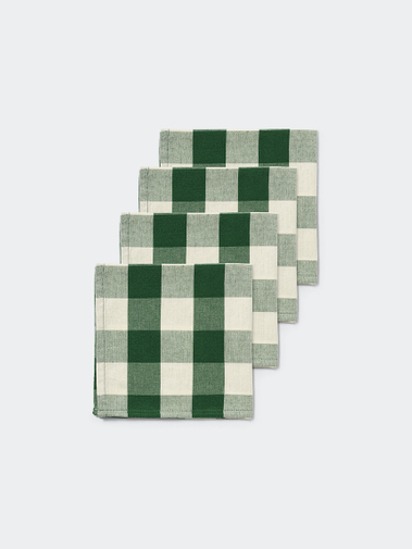Midnatt Elsa Napkin Set 4 pcs 40x40 Green White