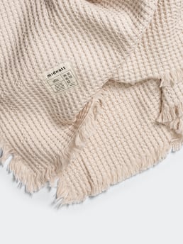 Midnatt Waffle Towel Perlino 100x150 White