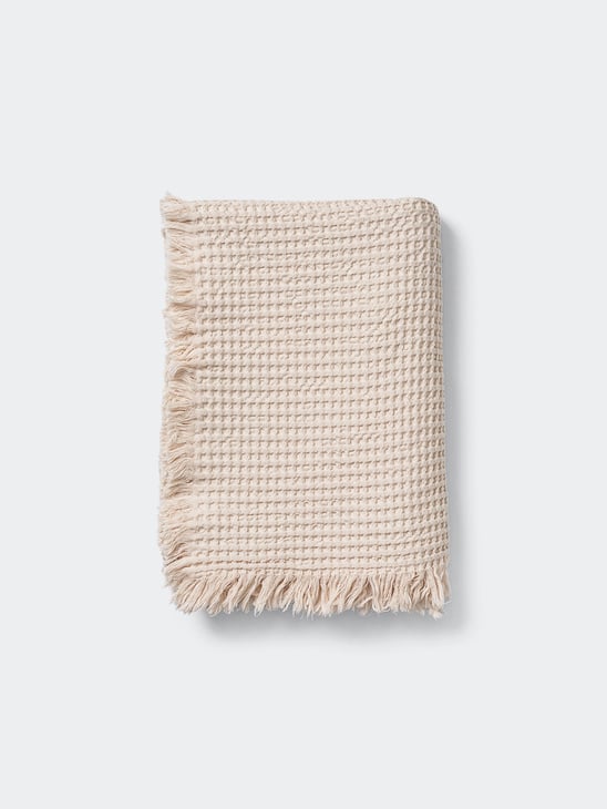 Midnatt Waffle Towel Perlino 100x150 White