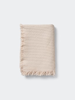 Midnatt Waffle Towel Perlino 100x150 White