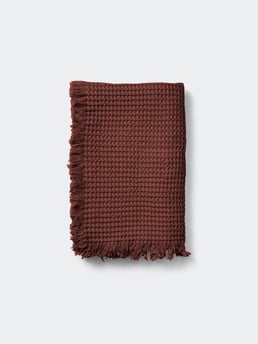 Midnatt Waffle Towel Doxie 100x150 Brown