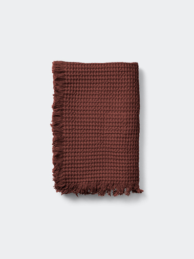 Midnatt Waffle Towel Doxie 100x150 Brown
