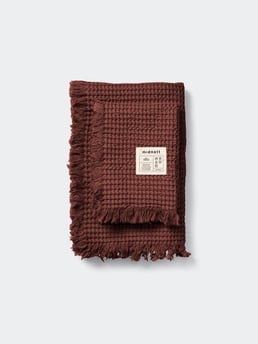 Midnatt Waffle Towel Doxie 100x150 Brown