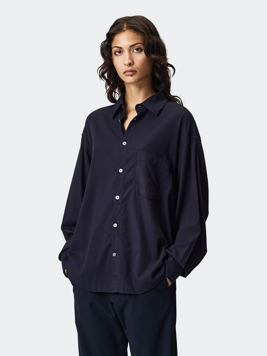 ADNYM Taq Shirt Navy Rose