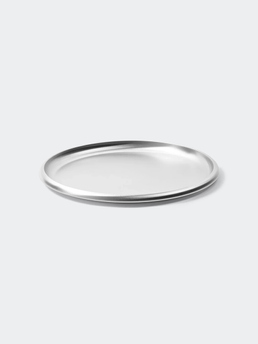 Service Projects Round Steel Tray 300 Brushed