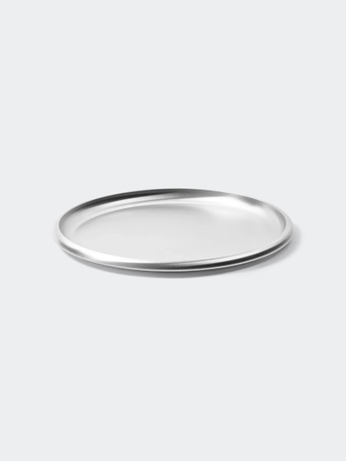 Service Projects Round Steel Tray 300 Brushed