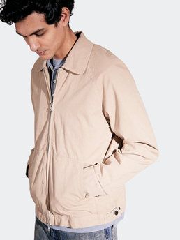 Brixtol Textiles Carter Twill Washed Khaki